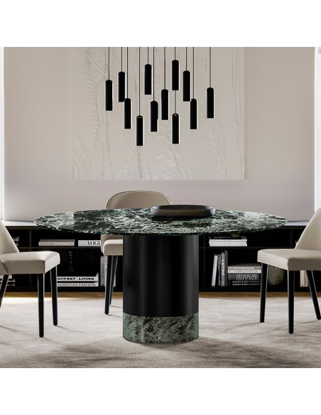 Cilindro Marble Top Dining Table Eforma