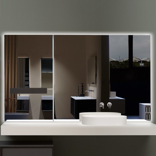 Neutroled Mirror with Lighting Antoniolupi - Undomus