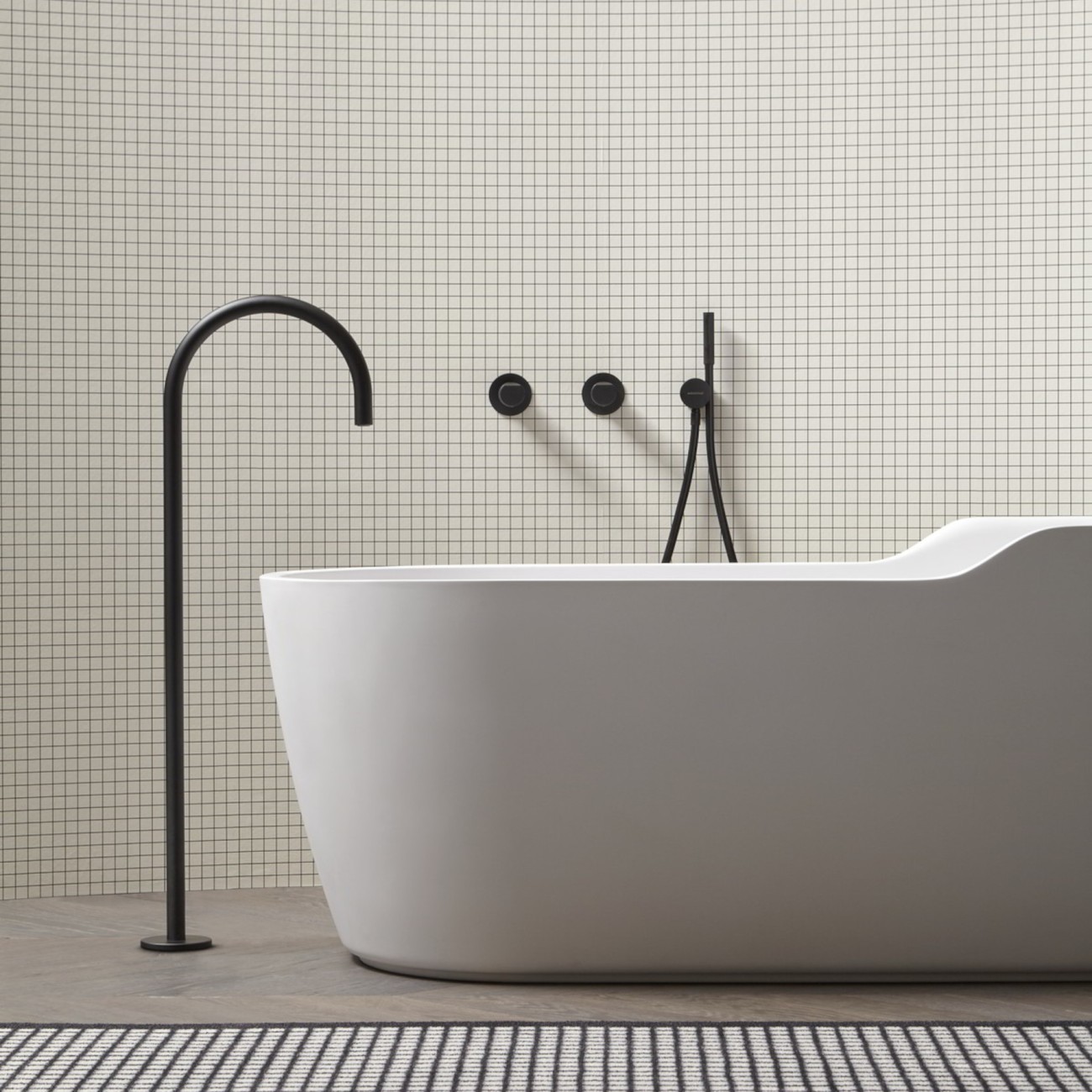 Indigo Floor-Mounted Bathtub Spout Antoniolupi