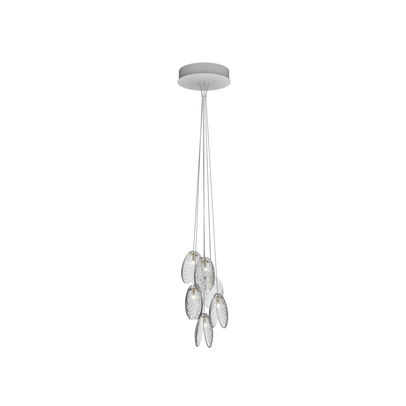 Mussels Pendant Lamp 6 Cluster Bomma