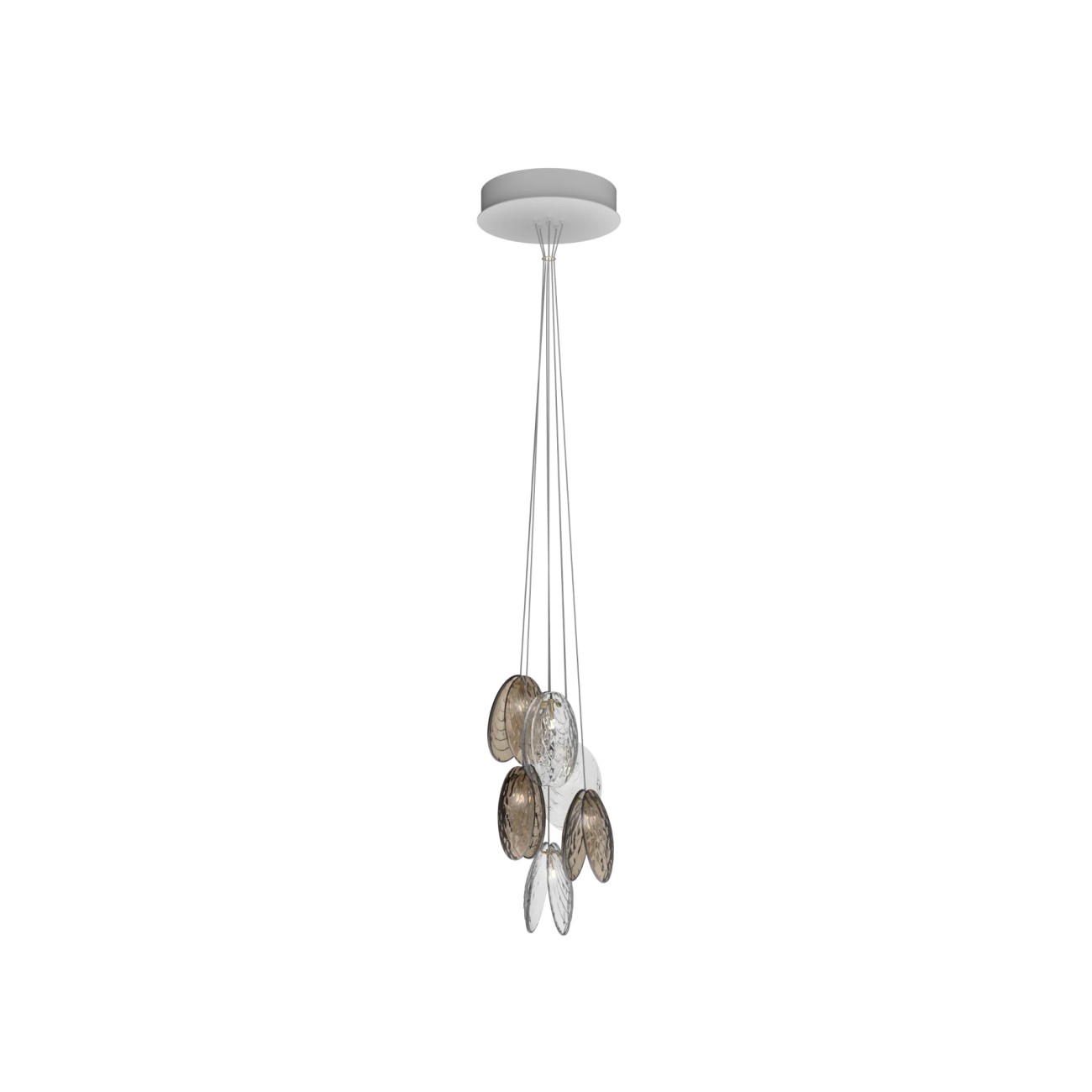 Mussels Pendant Lamp 6 Cluster Bomma