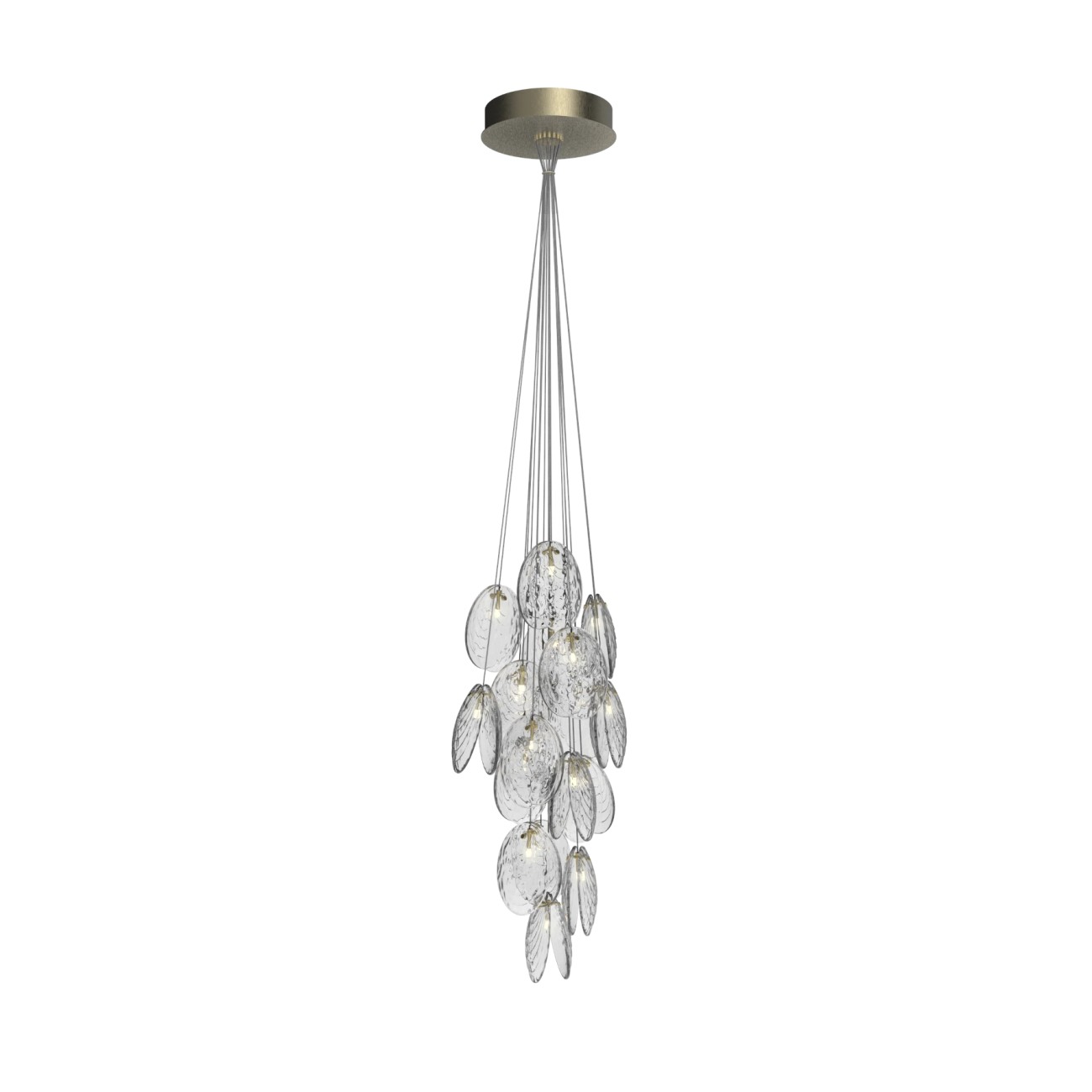 Mussels Pendant Lamp 18 Cluster Bomma