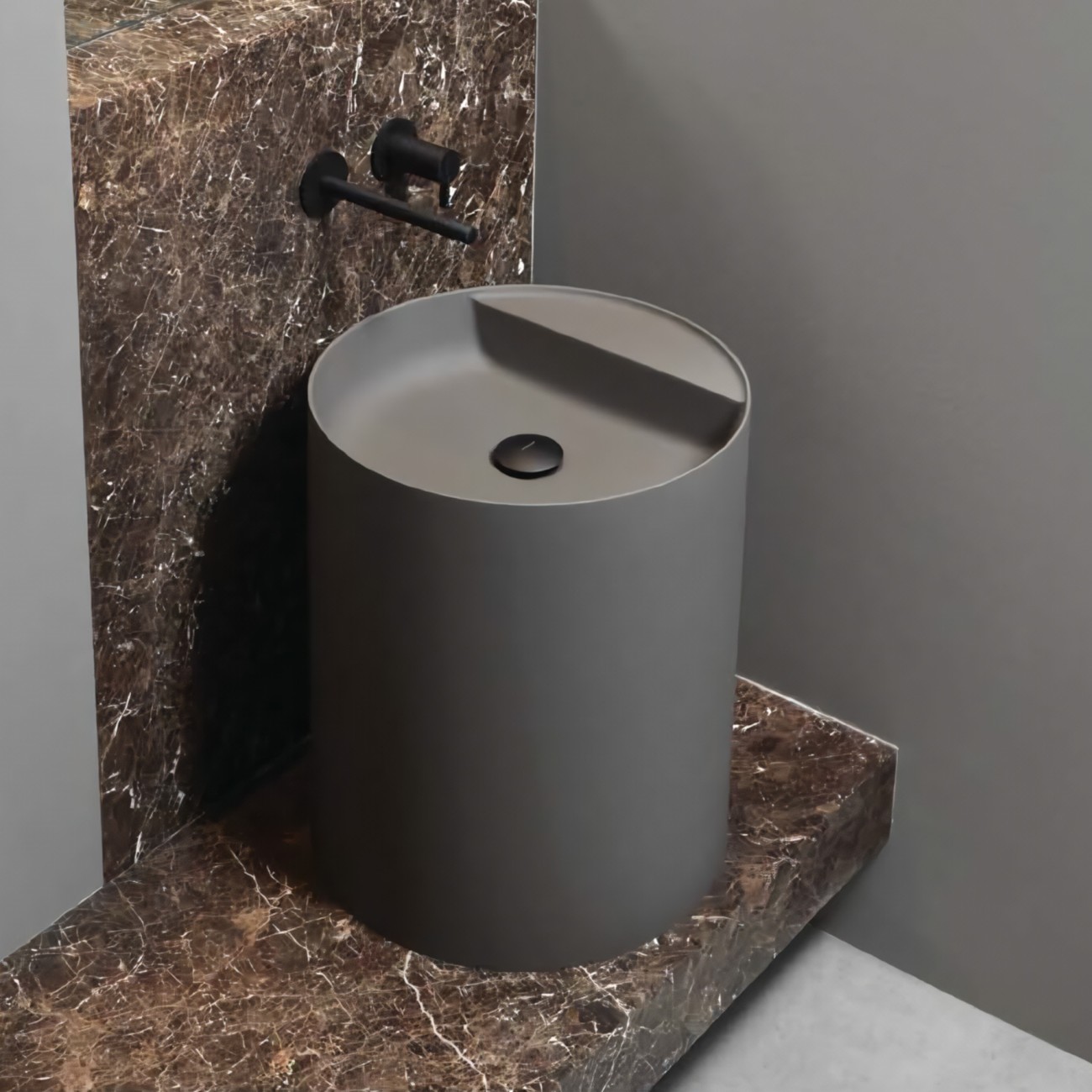 Simplo Round Countertop Washbasin Antoniolupi