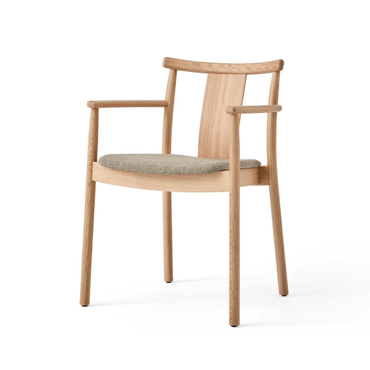 Merkur Dining Chair Upholstered with Armrest Audo Copenhagen