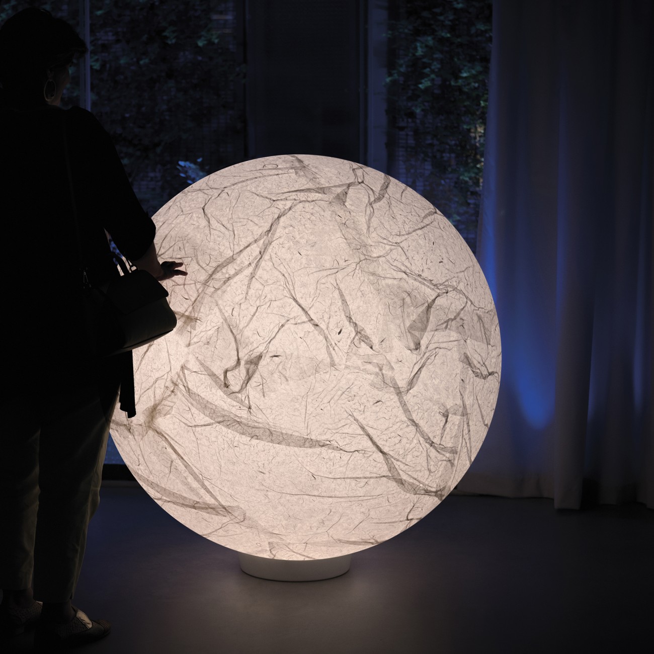 Moon F Floor Lamp Davide Groppi