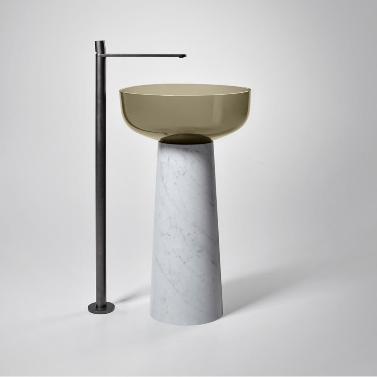 Albume10 Freestanding Washbasin Marble Base Antoniolupi