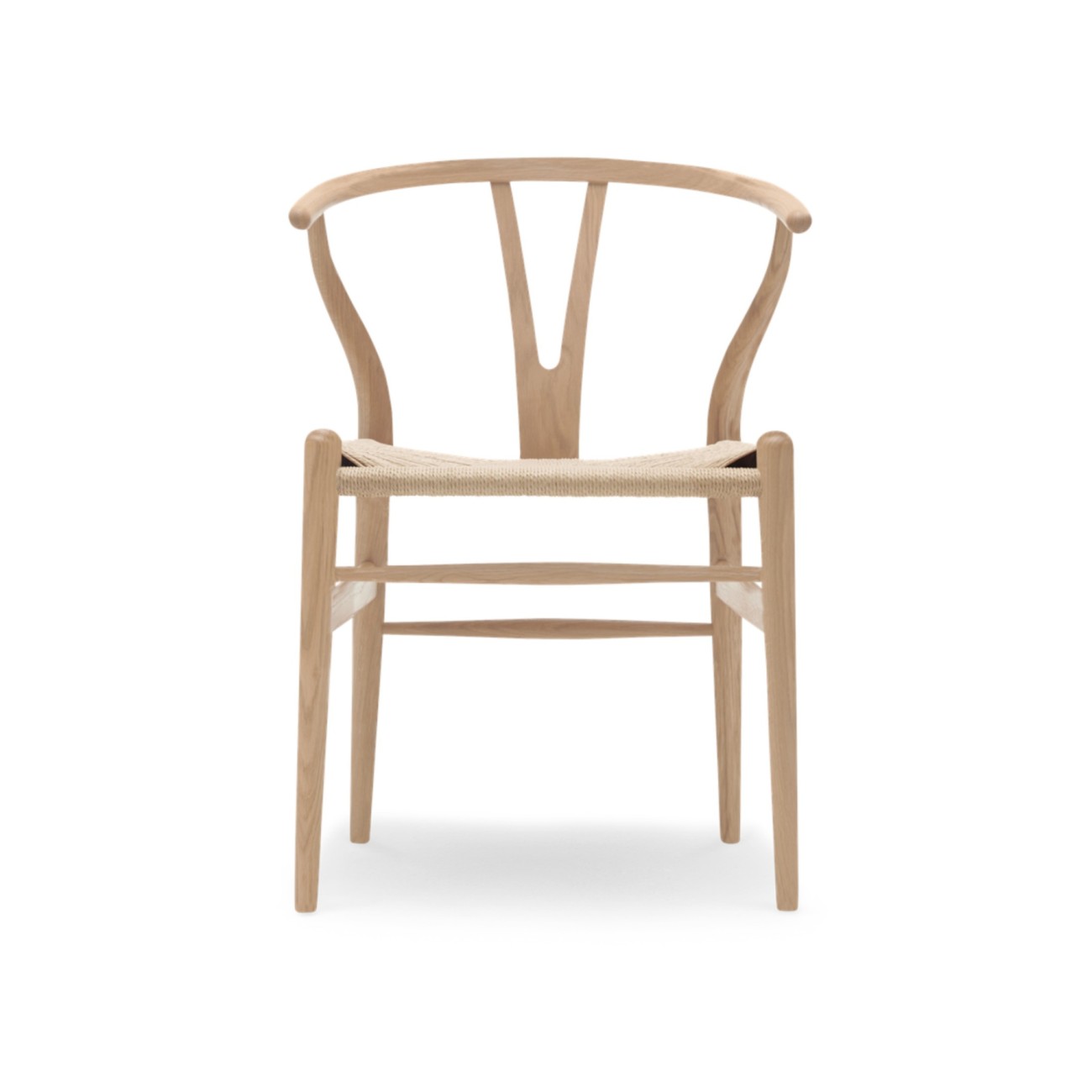 Wishbone Chair CH24 Oak White Oil Carl Hansen & Son