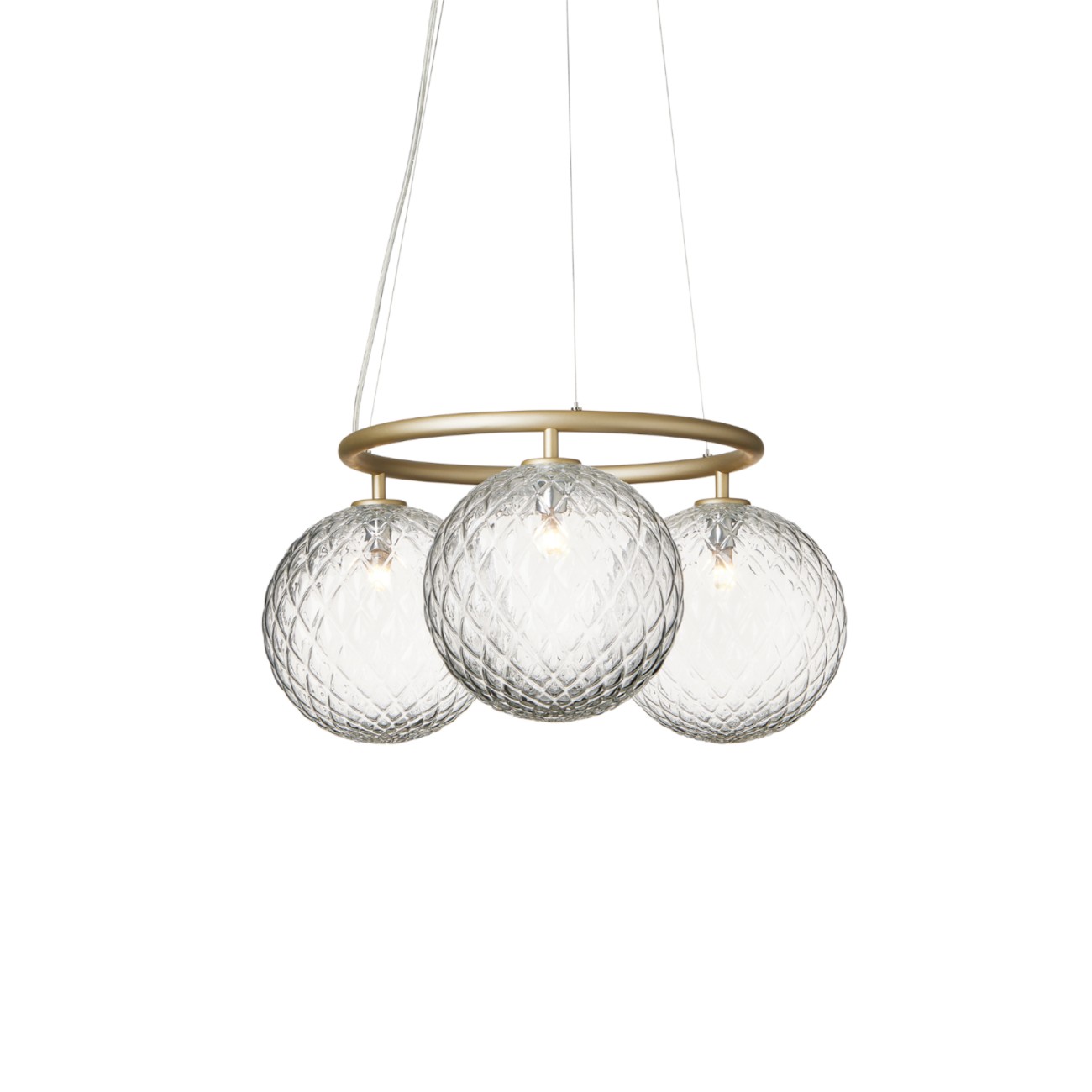 Miira 3 Circular Chandelier Lamp Nuura