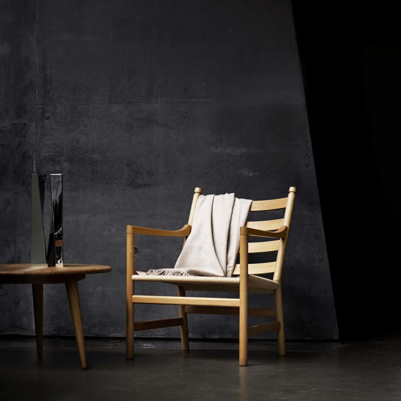 CH44 Lounge Chair Oak White Oil Carl Hansen & Son