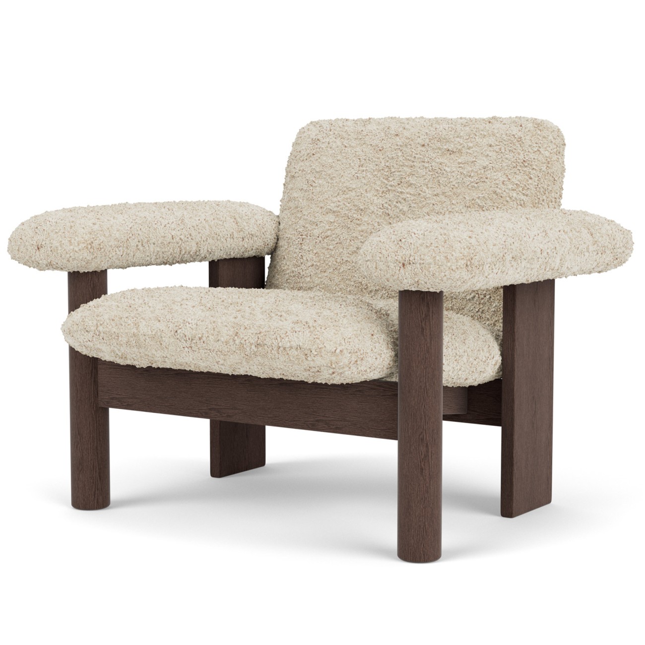 Brasilia Low Lounge Chair Sheepskin Audo Copenhagen