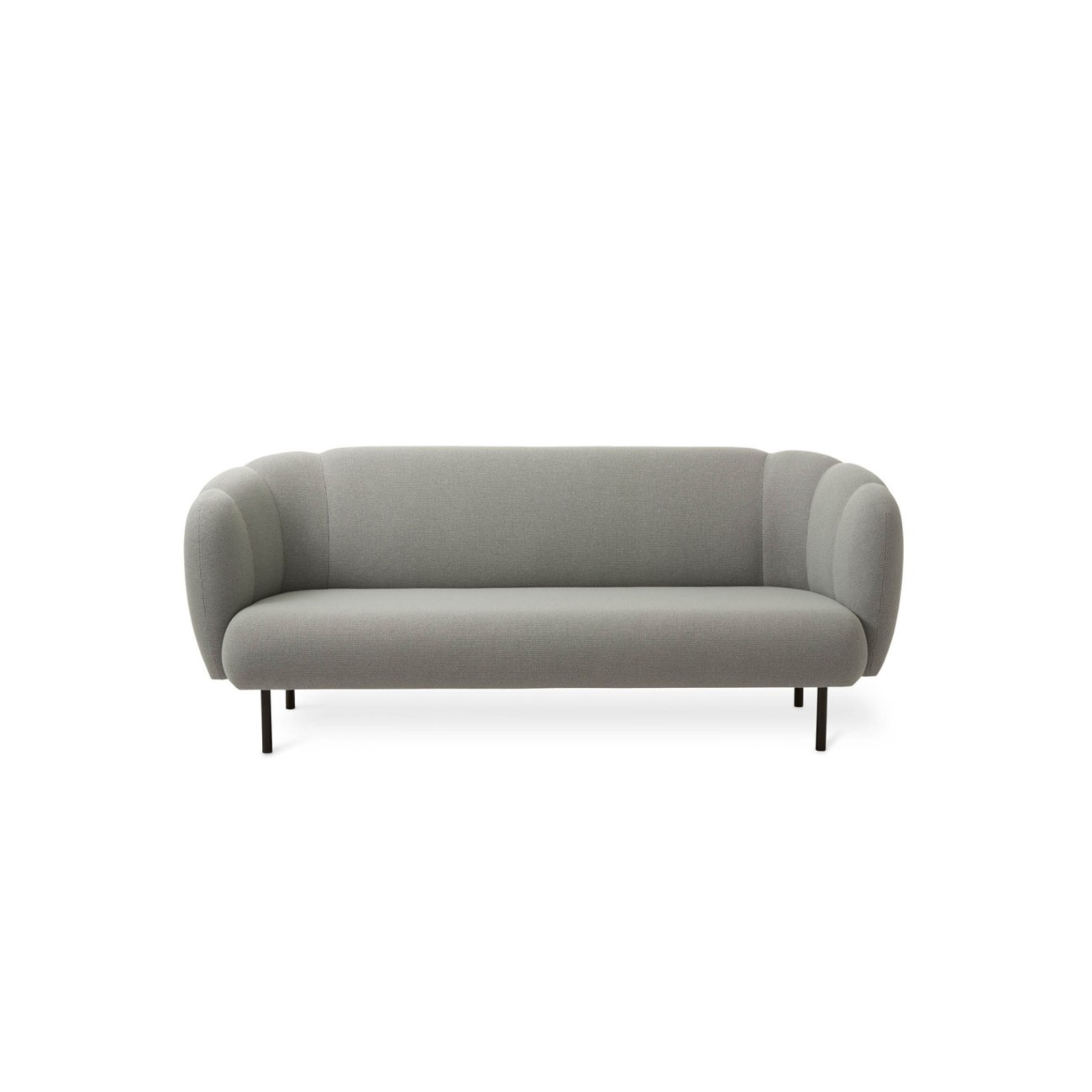 Cape 3 Seater Sofa with Stitches Warm Nordic