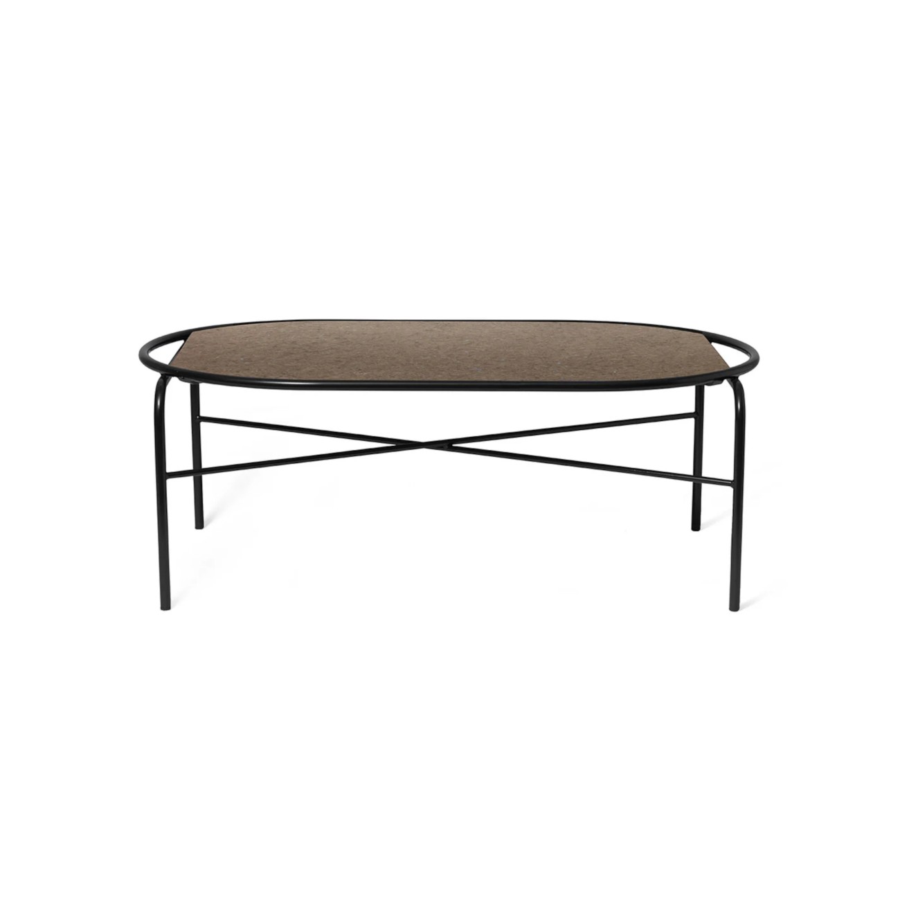 Secant Oval Coffee Table Warm Nordic