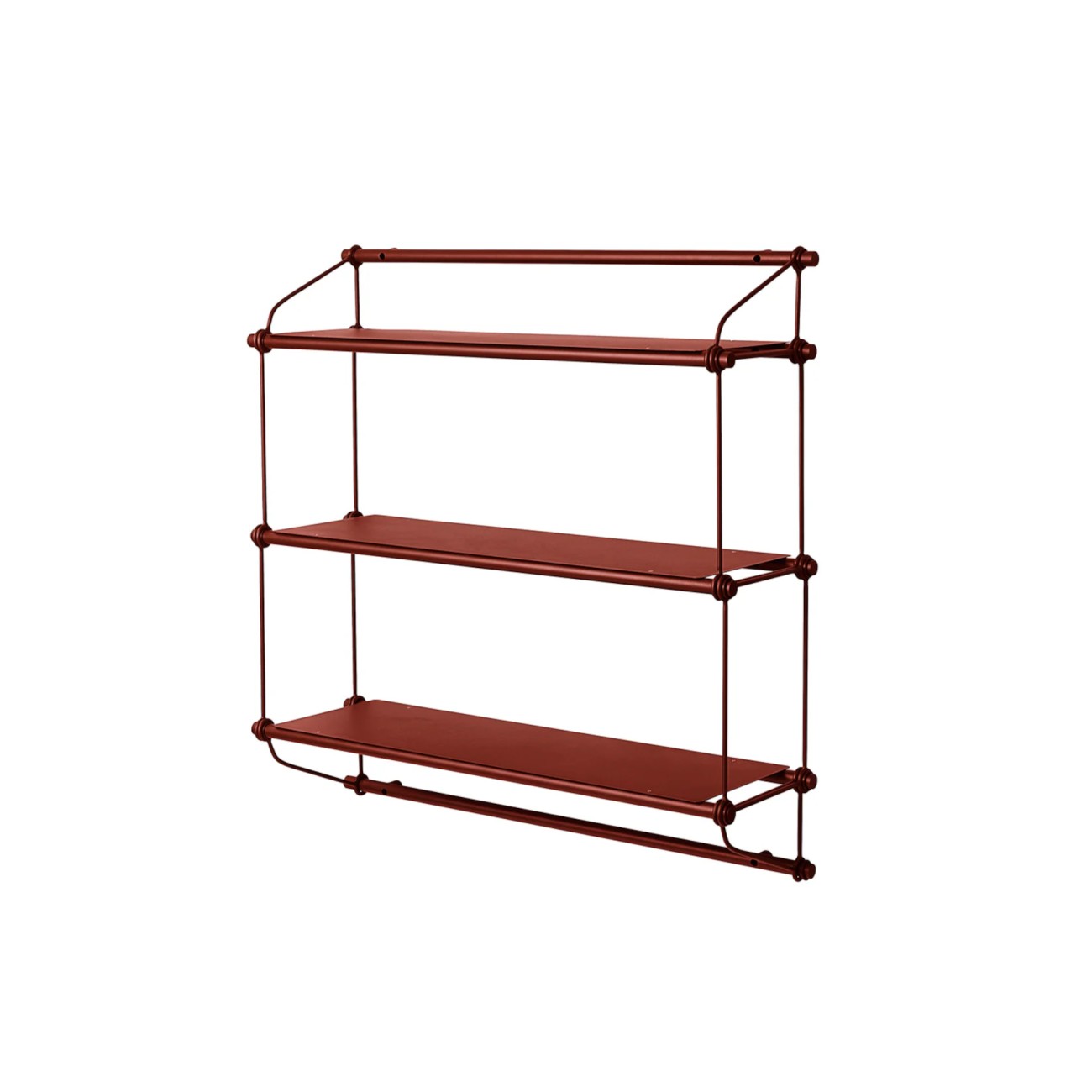 Parade Three Shelves Bookcase Warm Nordic