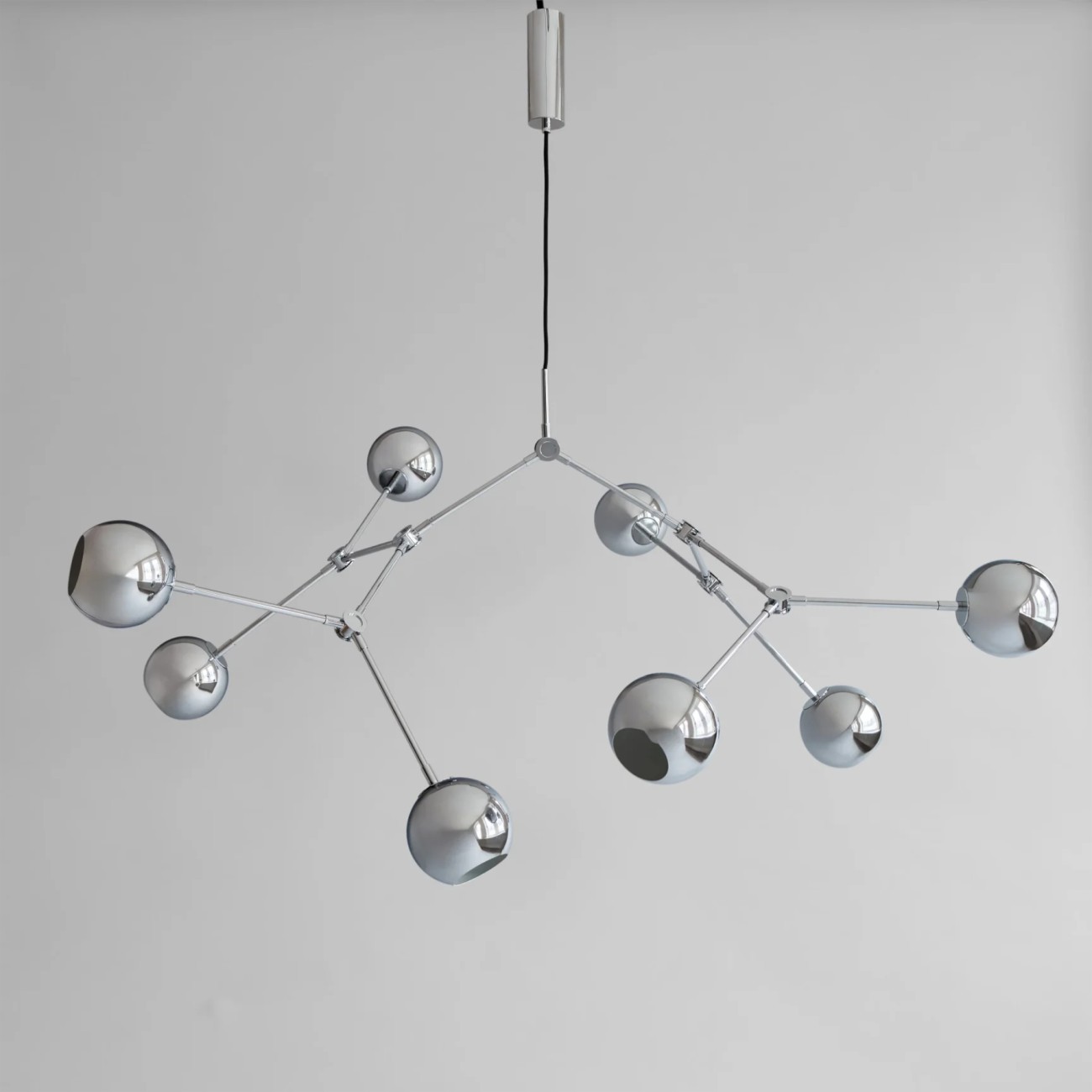 Drop Chandelier Globe Chrome 101 Copenhagen