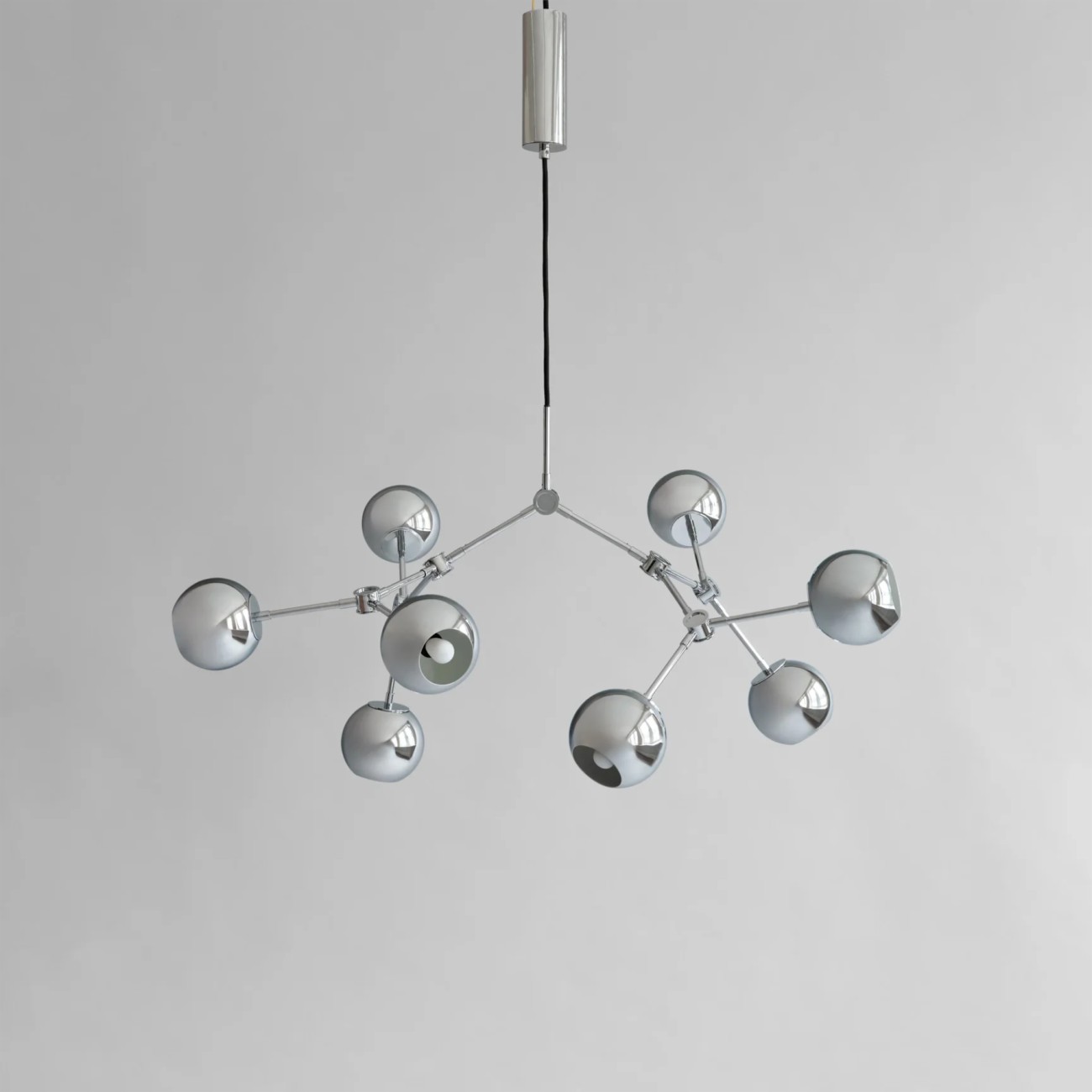 Drop Chandelier Globe Chrome Mini 101 Copenhagen