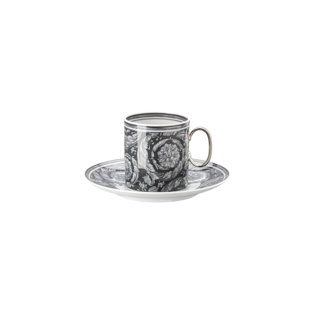 Barocco Coffee Cup and Saucer Versace Rosenthal