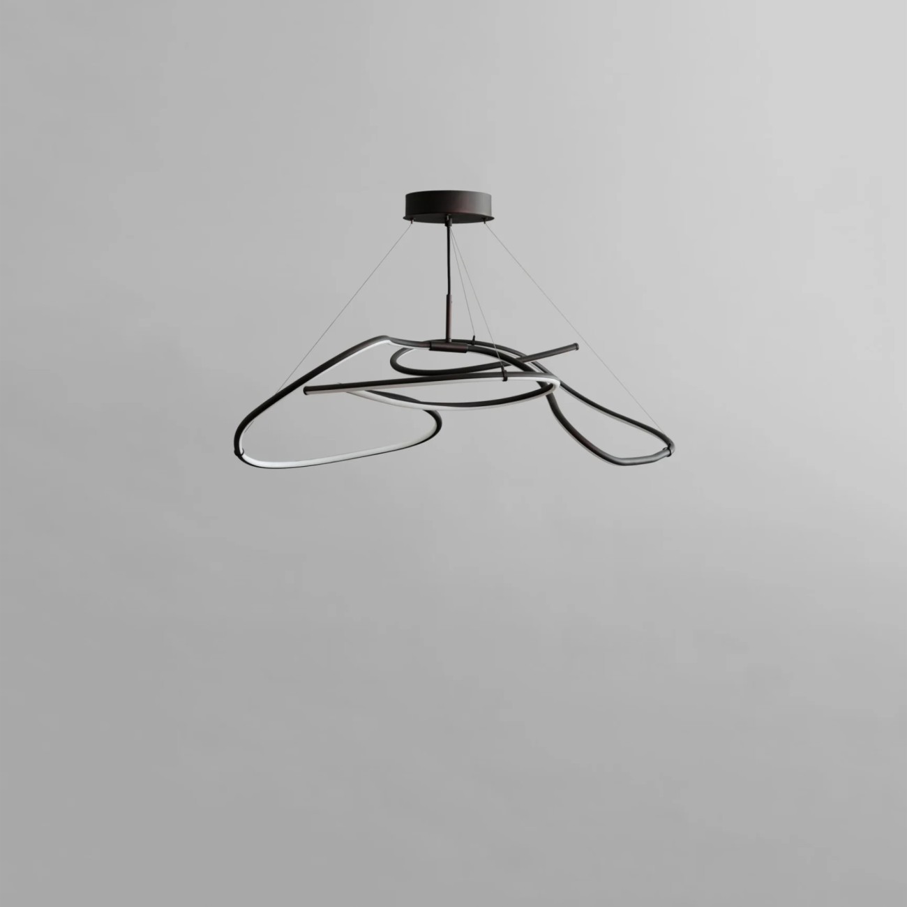 Ghost Chandelier Burned Black Mini 101 Copenhagen