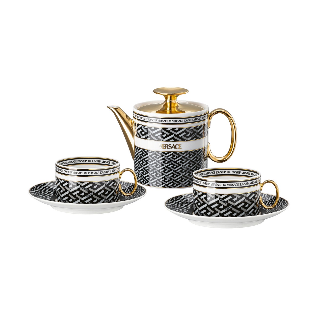 La Greca Signature Set Tea Versace Rosenthal