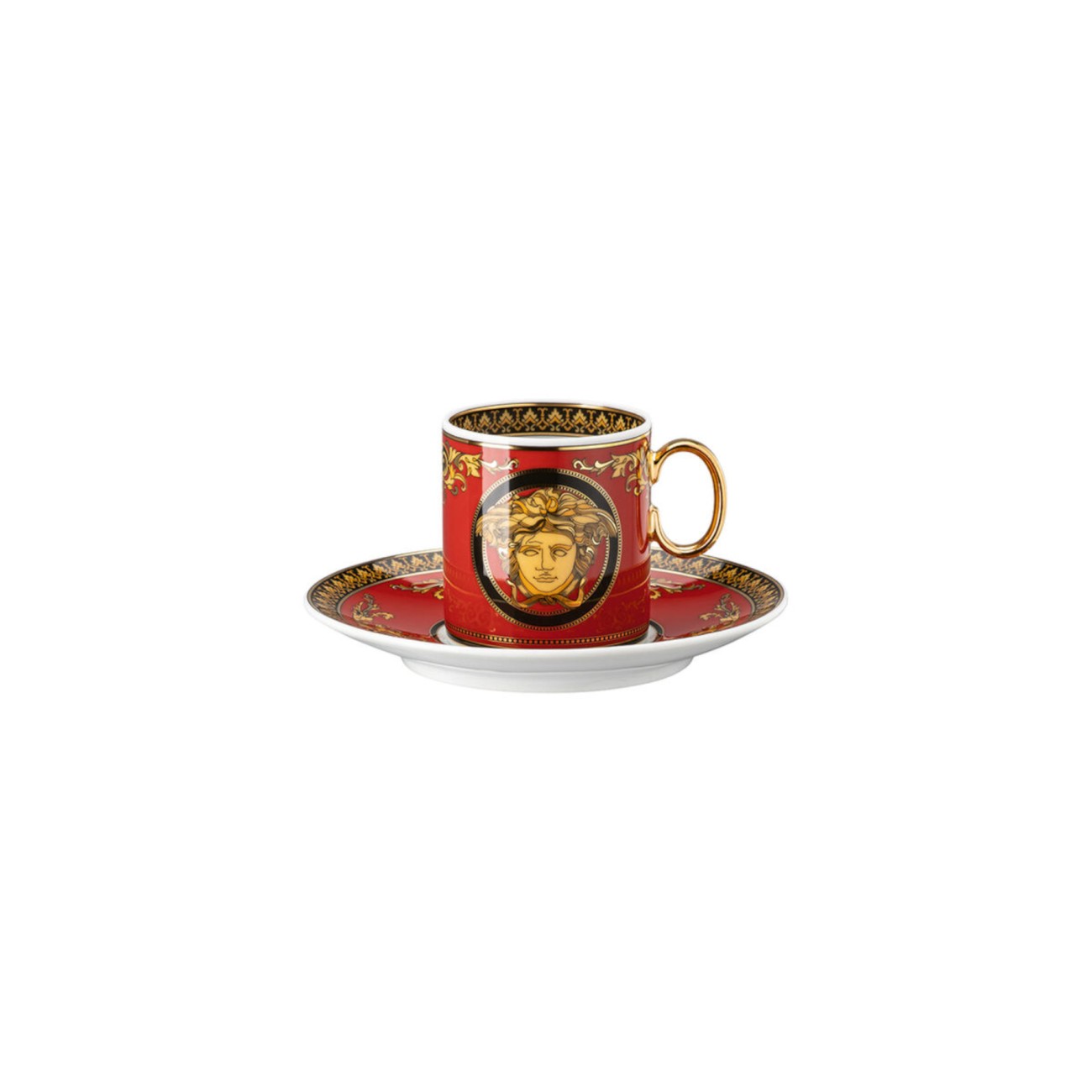 Medusa Espresso Cup and Saucer Versace Rosenthal