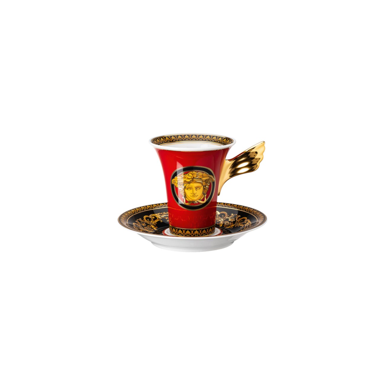 Medusa Ikarus Espresso Cup and Saucer Versace Rosenthal