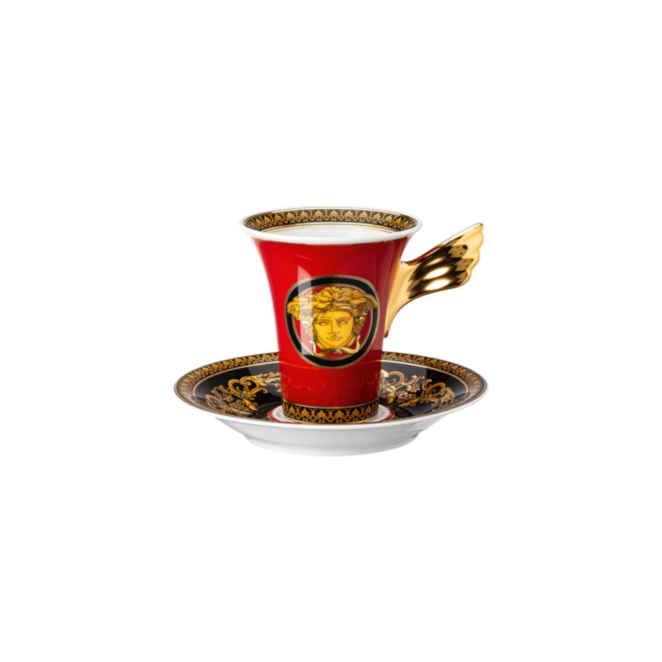 Medusa Ikarus Coffee Cup and Saucer Versace Rosenthal