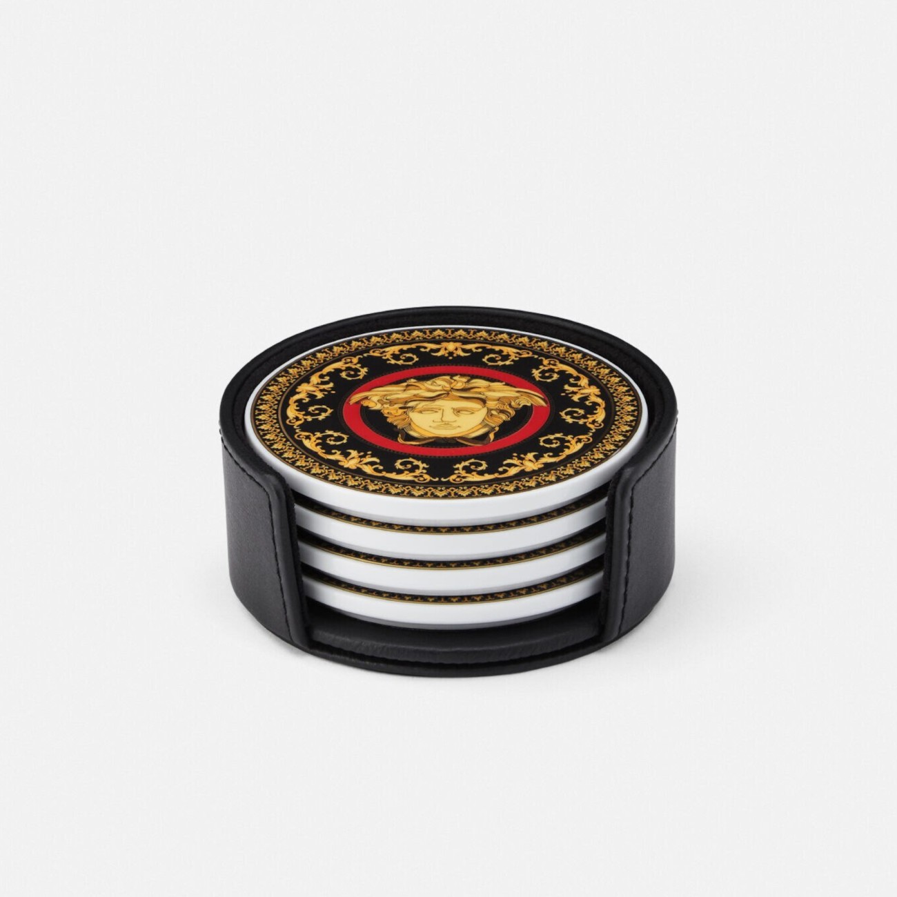 Medusa Ikarus Porcelain Coaster Set Versace Rosenthal