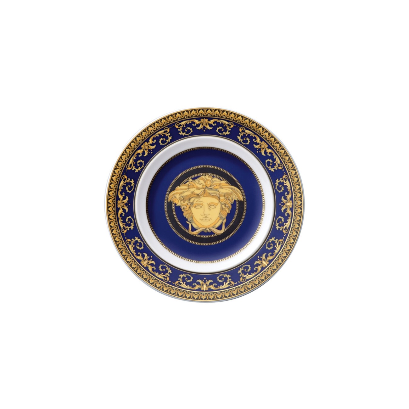 Medusa Ikarus Blue Bread & Butter Plate Versace Rosenthal