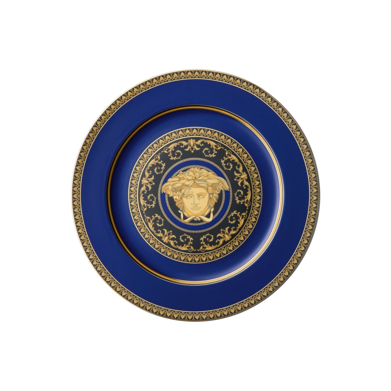 Medusa Ikarus Blue Service Plate Versace Rosenthal