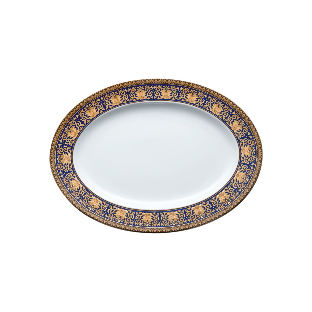 Medusa Ikarus Blue Platter Versace Rosenthal