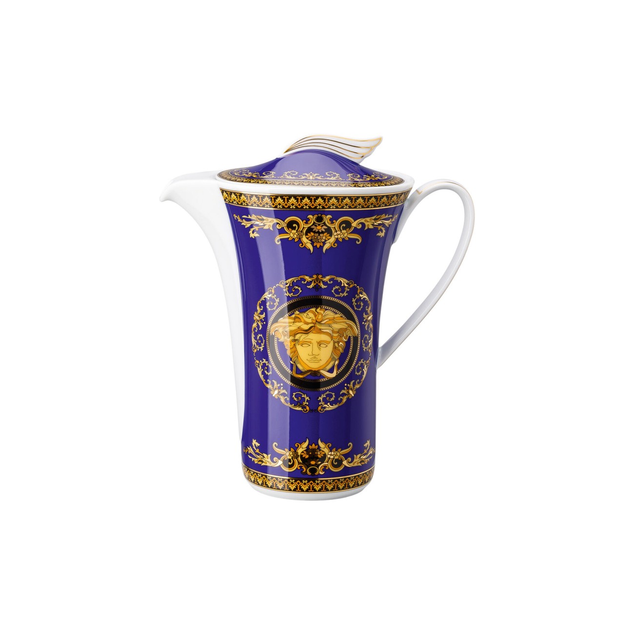 Medusa Ikarus Blue Coffee Pot Versace Rosenthal