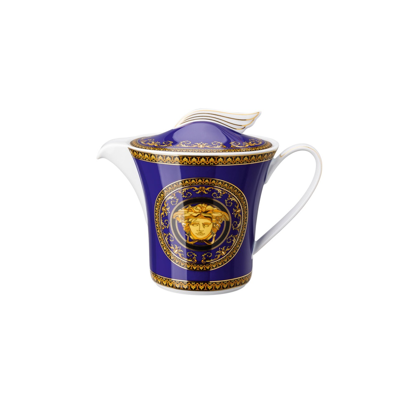 Medusa Ikarus Blue Teapot Versace Rosenthal