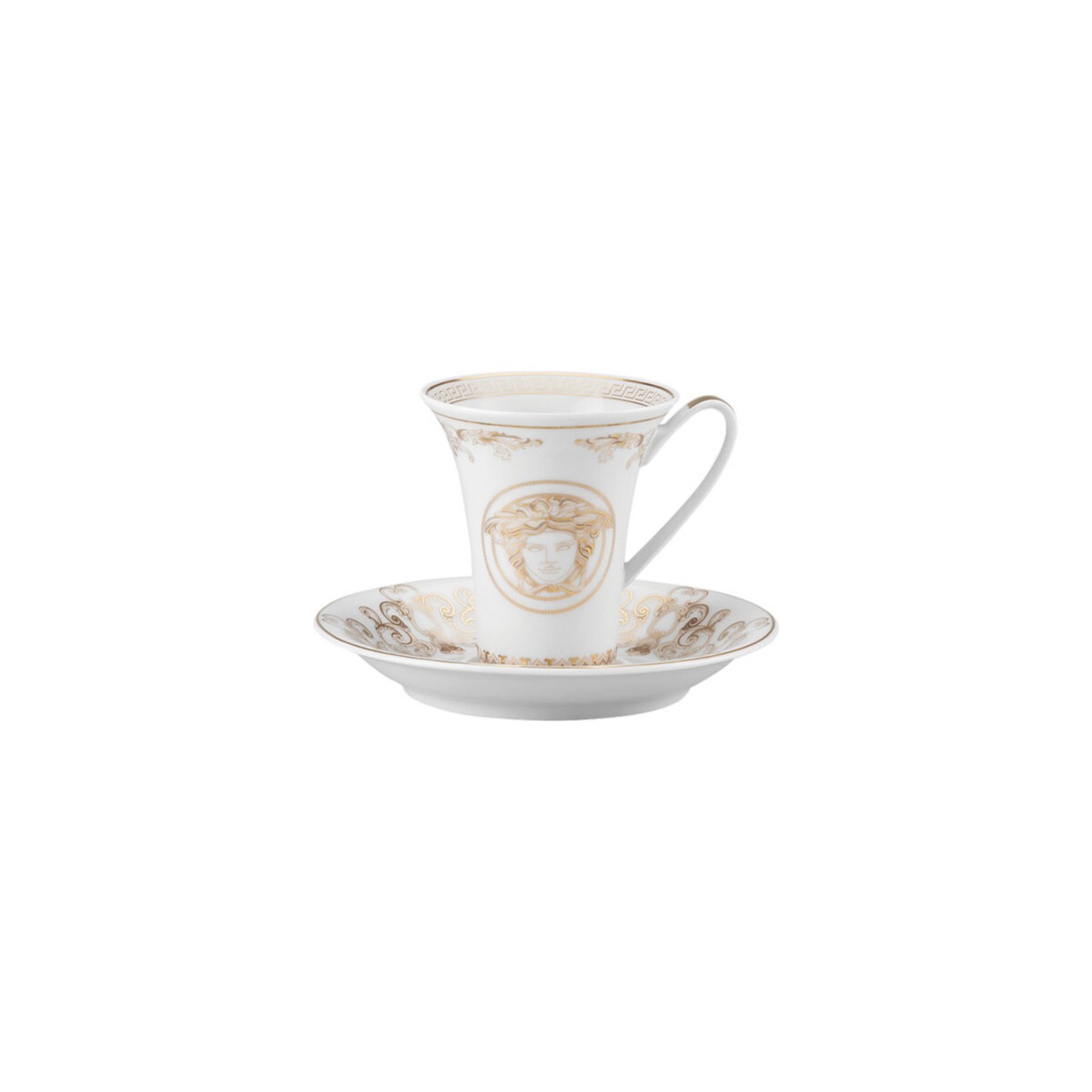 Medusa Gala Espresso Cup and Saucer Versace Rosenthal