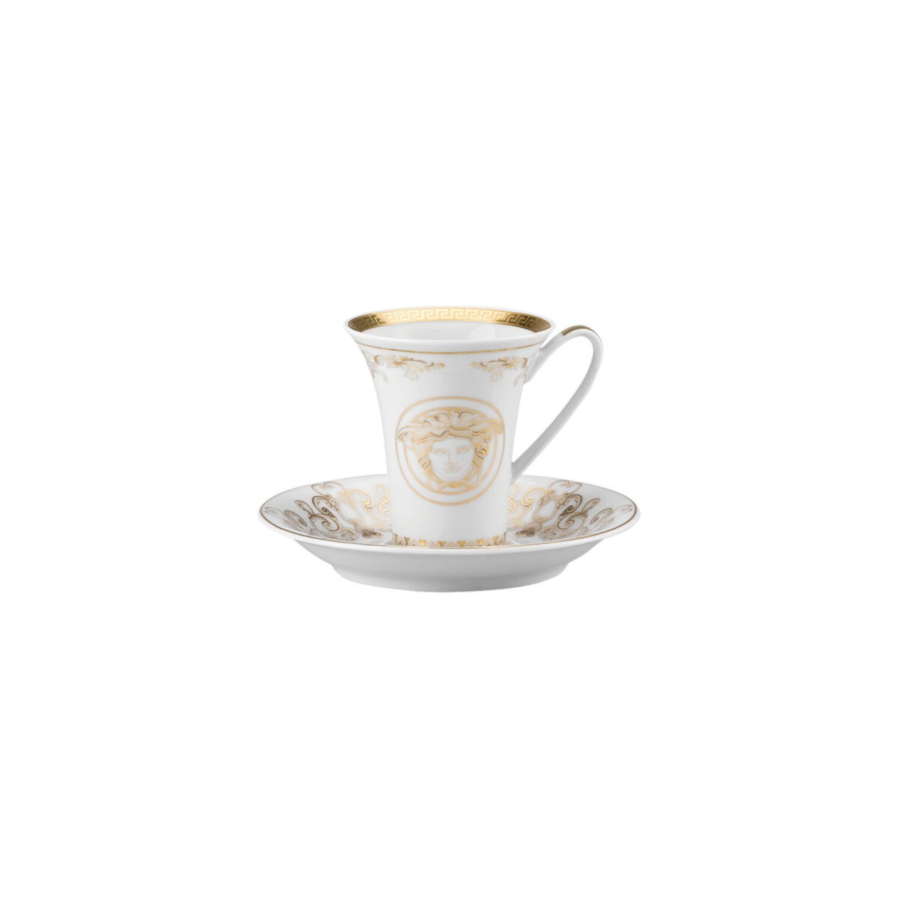 Medusa Gala Espresso Cup and Saucer Versace Rosenthal