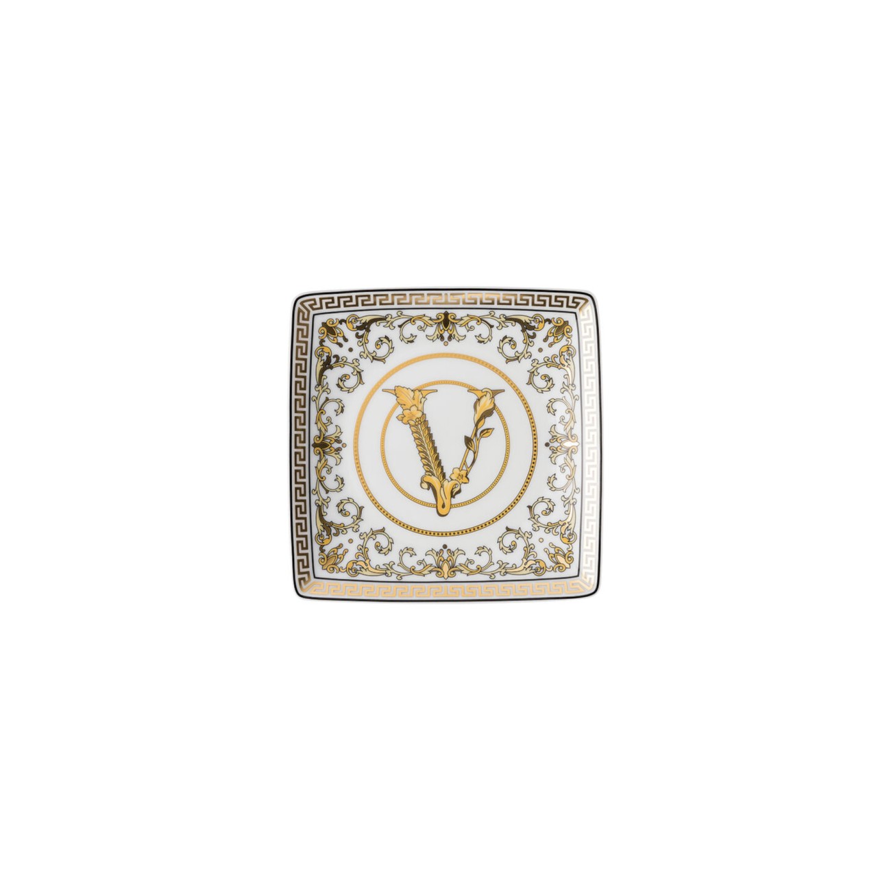 Virtus Gala Small Square Bowl Versace Rosenthal