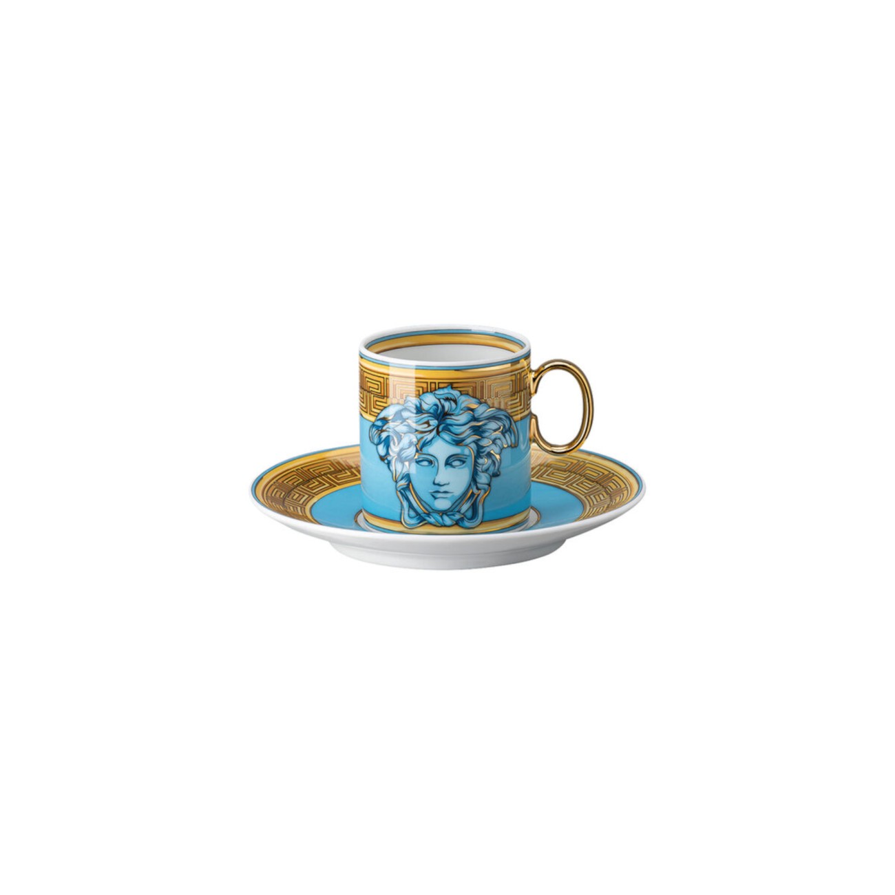 Medusa Amplified Espresso Cup and Saucer Versace Rosenthal