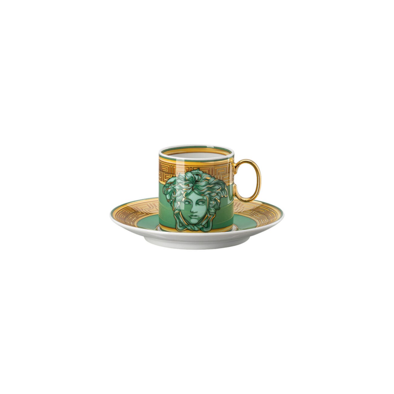 Medusa Amplified Espresso Cup and Saucer Versace Rosenthal