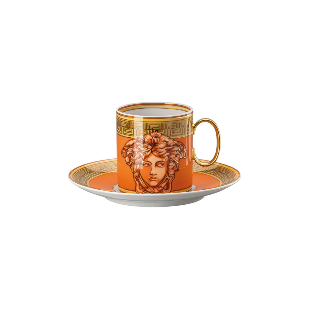 Medusa Amplified Coffee Cup and Saucer Versace Rosenthal