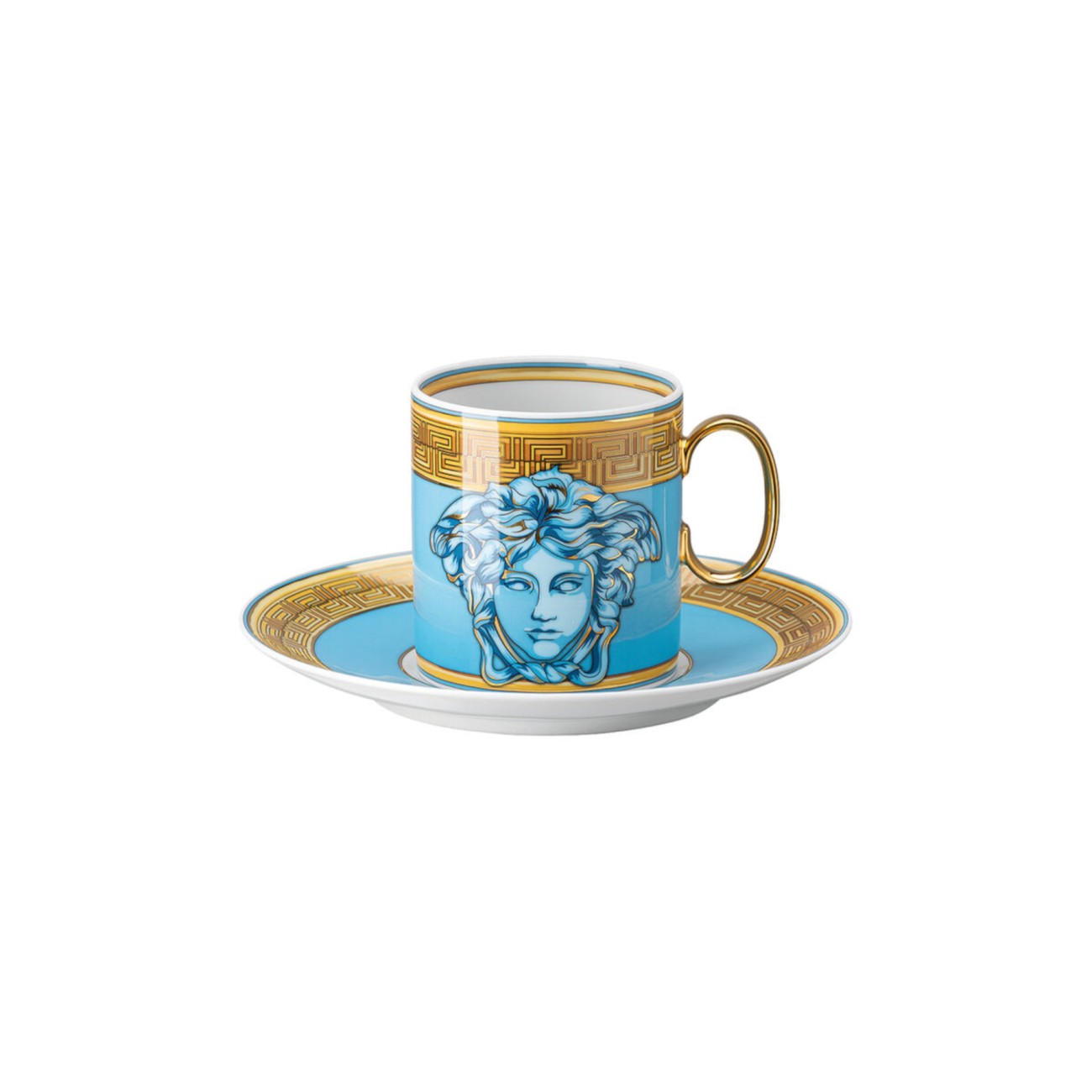 Medusa Amplified Coffee Cup and Saucer Versace Rosenthal