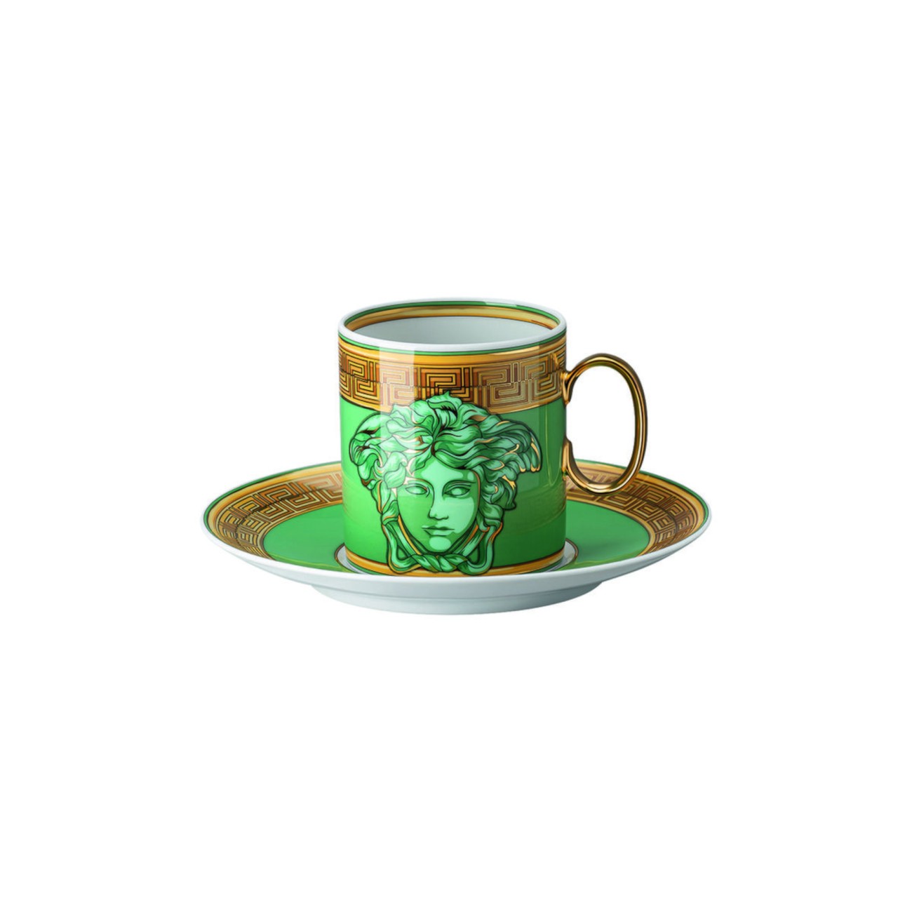 Medusa Amplified Coffee Cup and Saucer Versace Rosenthal