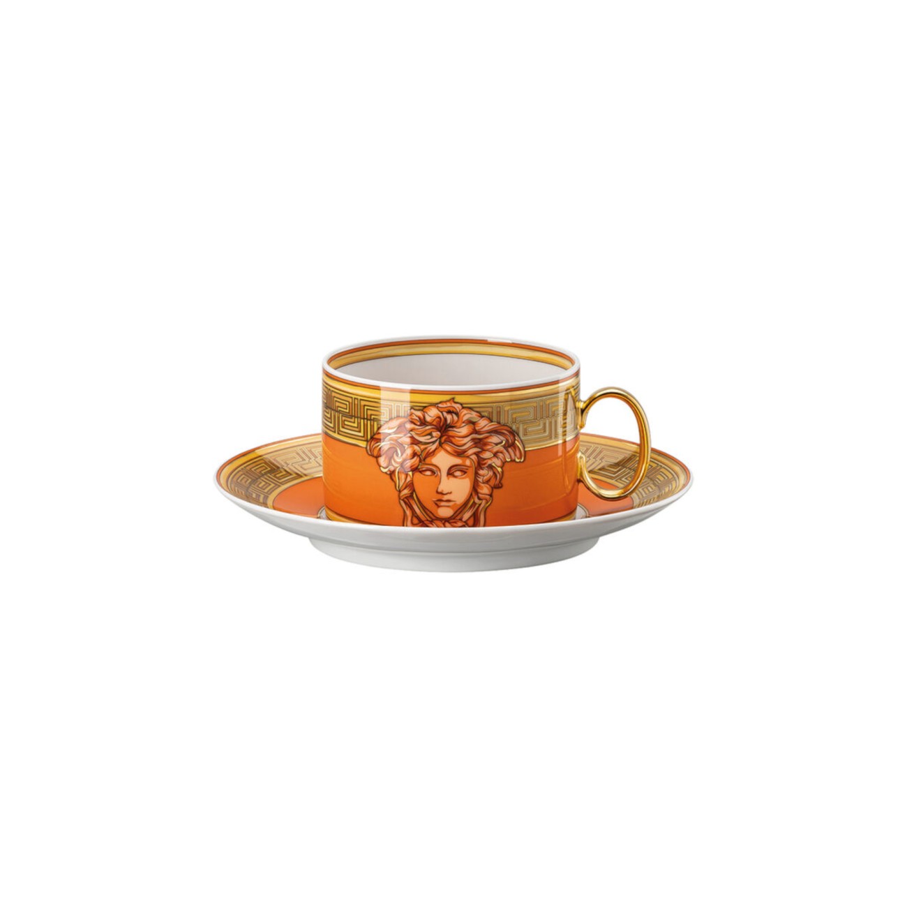 Medusa Amplified Tea Cup and Saucer Versace Rosenthal