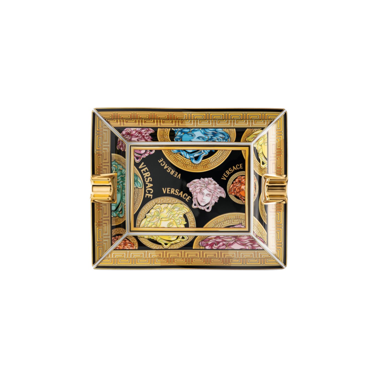 Medusa Amplified Multicolor Ashtray Versace Rosenthal