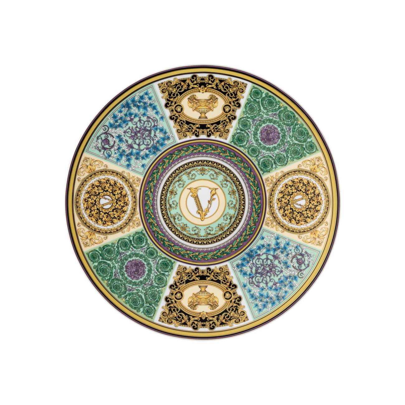 Barocco Mosaic Service Plate Versace Rosenthal