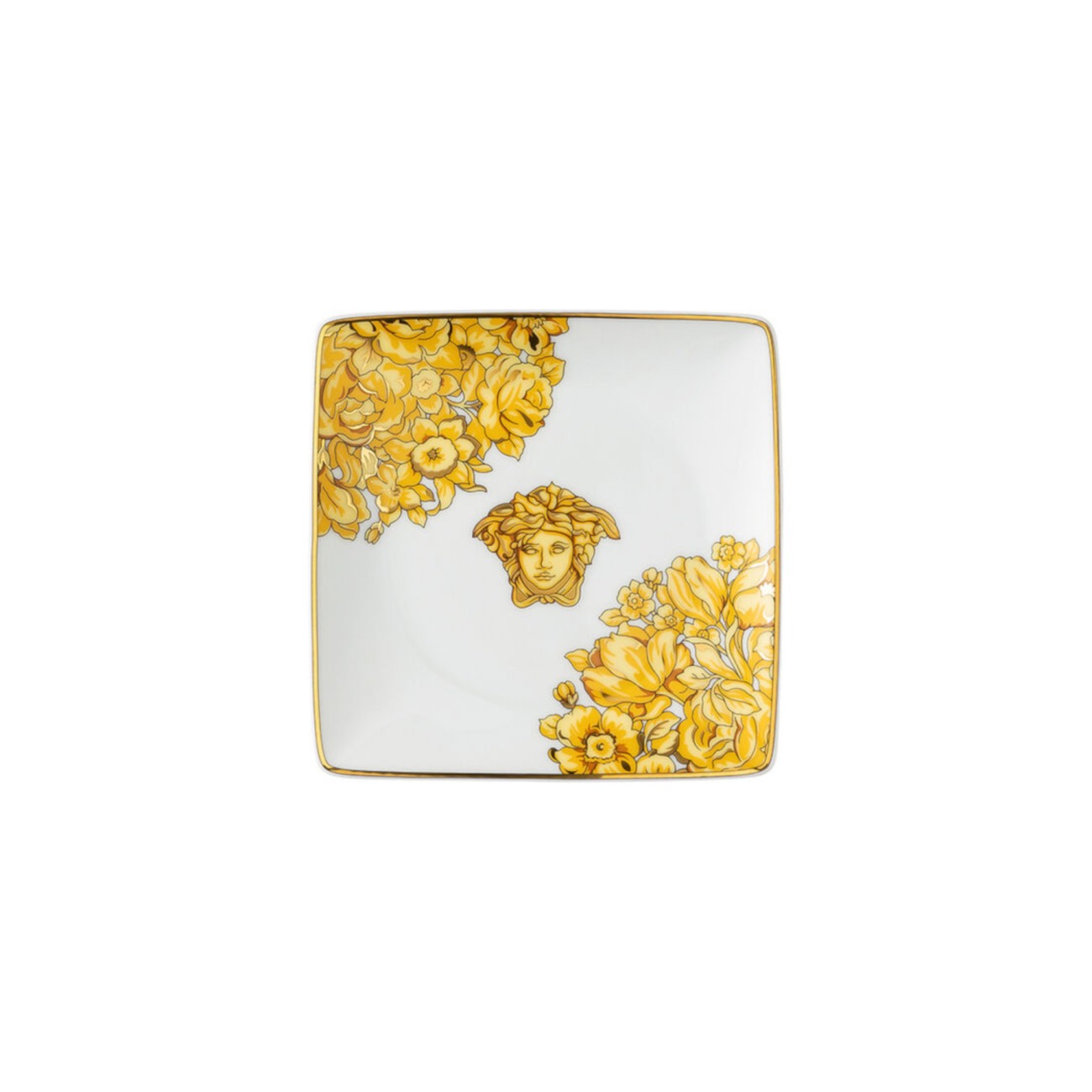 Medusa Rhapsody Small Square Bowl Versace Rosenthal