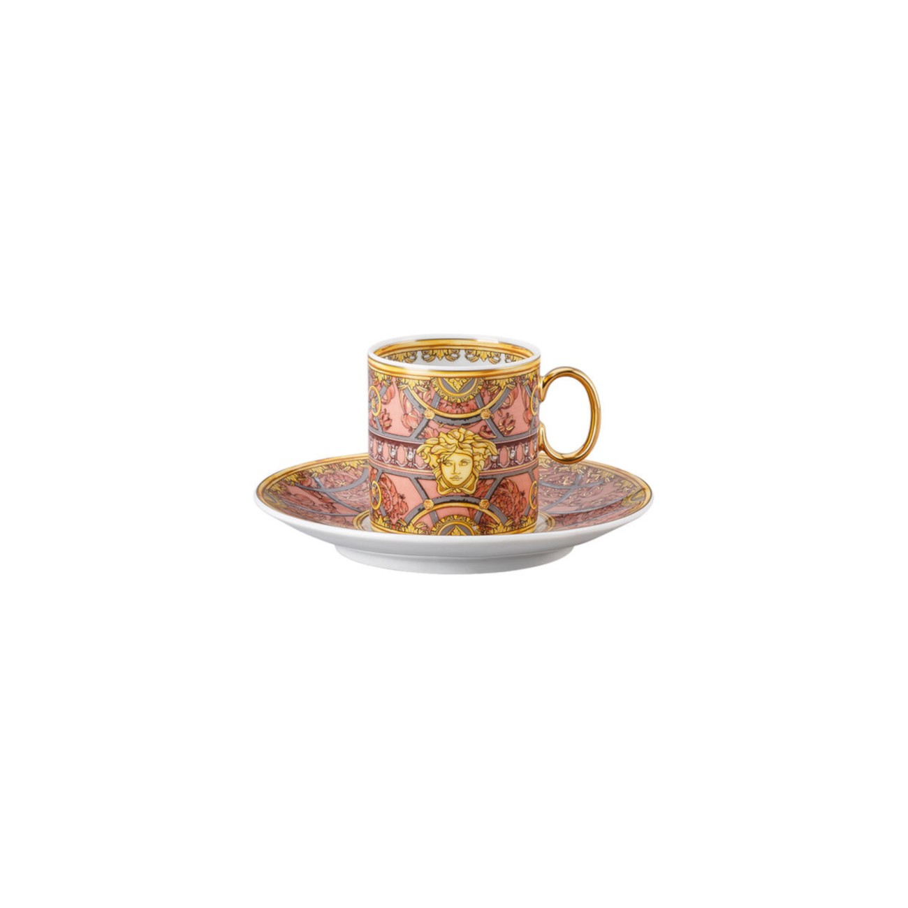 La Scala del Palazzo Espresso Cup and Saucer Versace Rosenthal