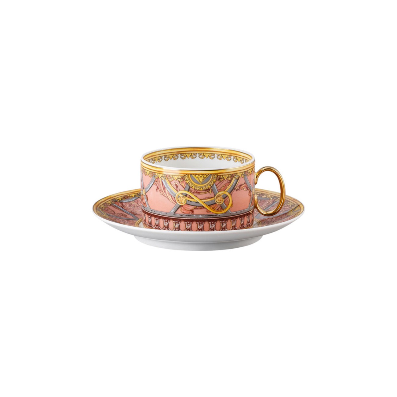 La Scala del Palazzo Tea Cup and Saucer Versace Rosenthal