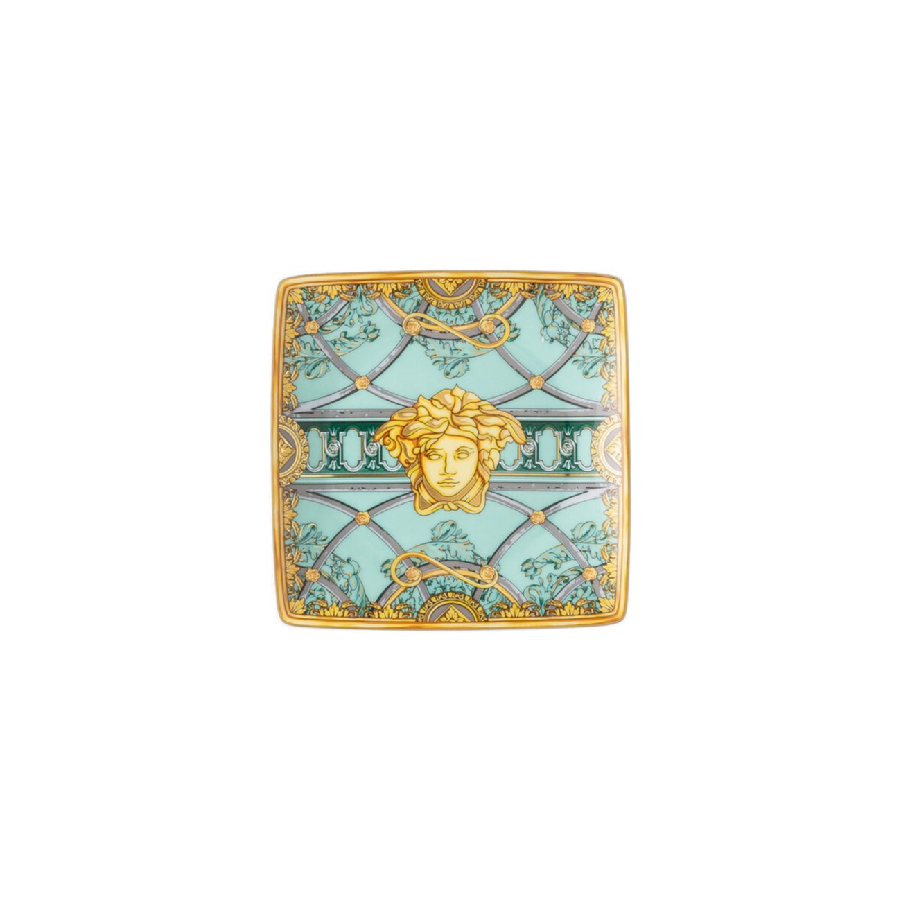 La Scala del Palazzo Small Square Bowl Versace Rosenthal