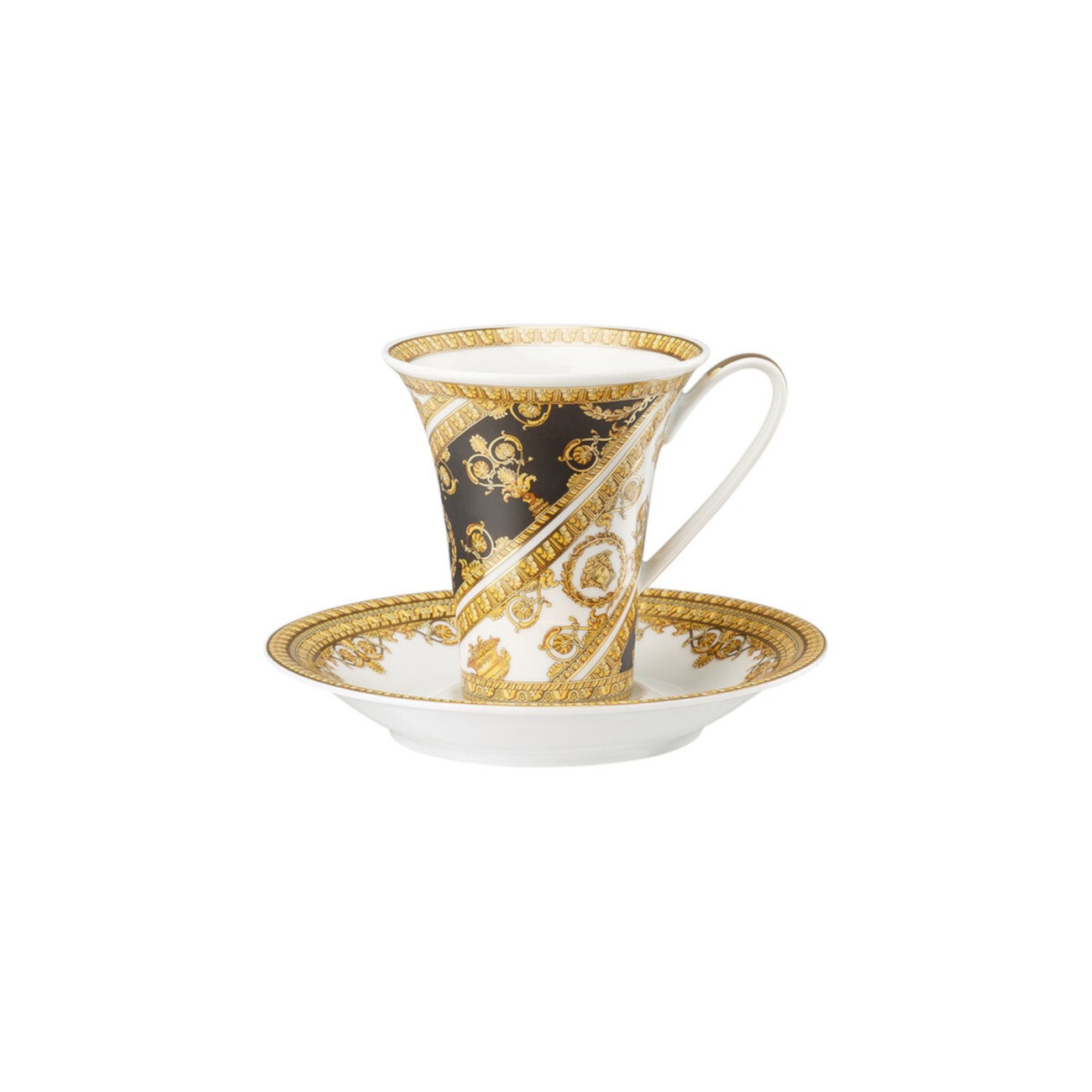 I Love Baroque Coffee Cup and Saucer Versace Rosenthal