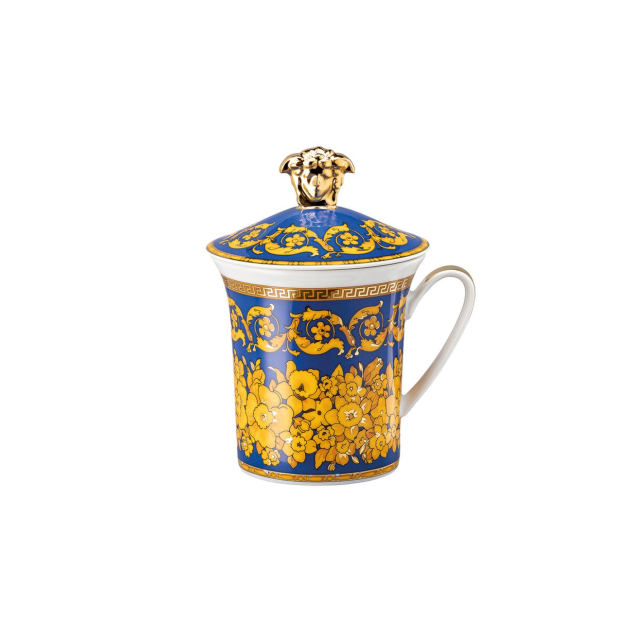 Floralia Blue 30 Years Mug Collection Versace Rosenthal