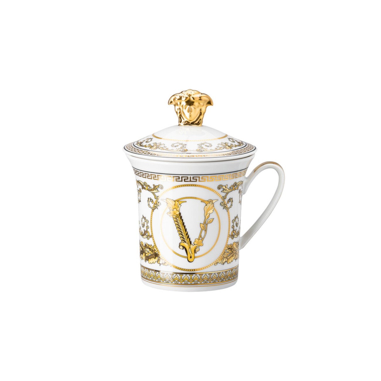 Virtus Gala White 30 Years Mug Collection Versace Rosenthal