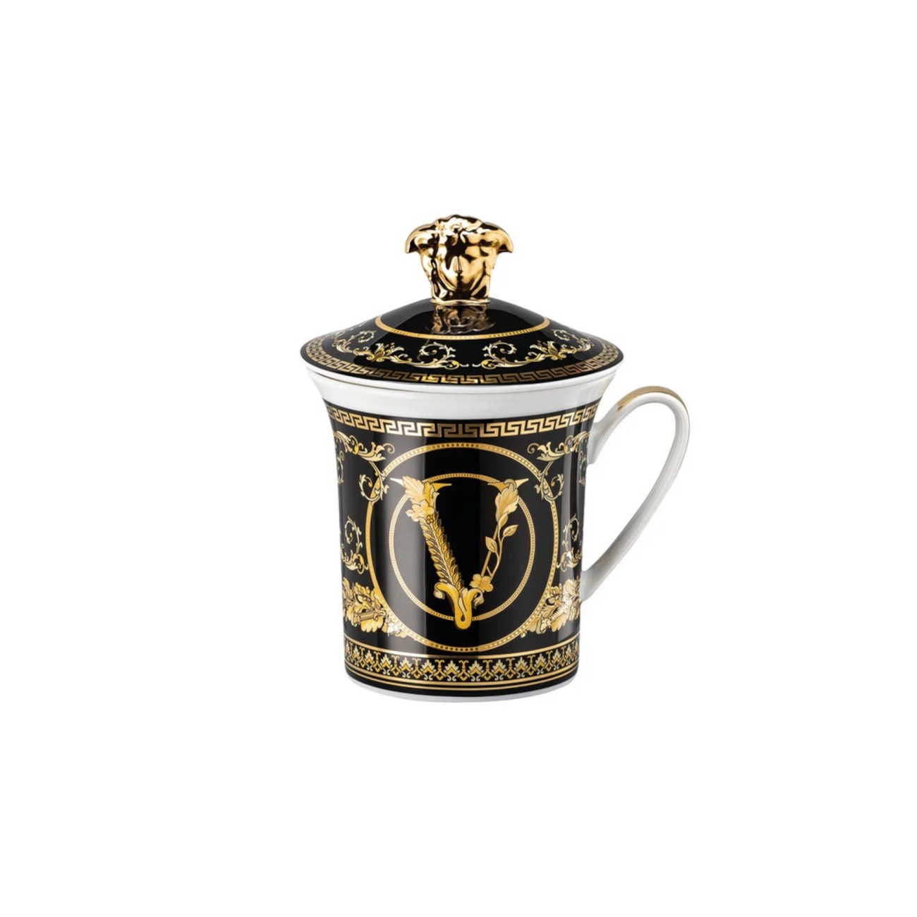 Virtus Gala Black 30 Years Mug Collection Versace Rosenthal